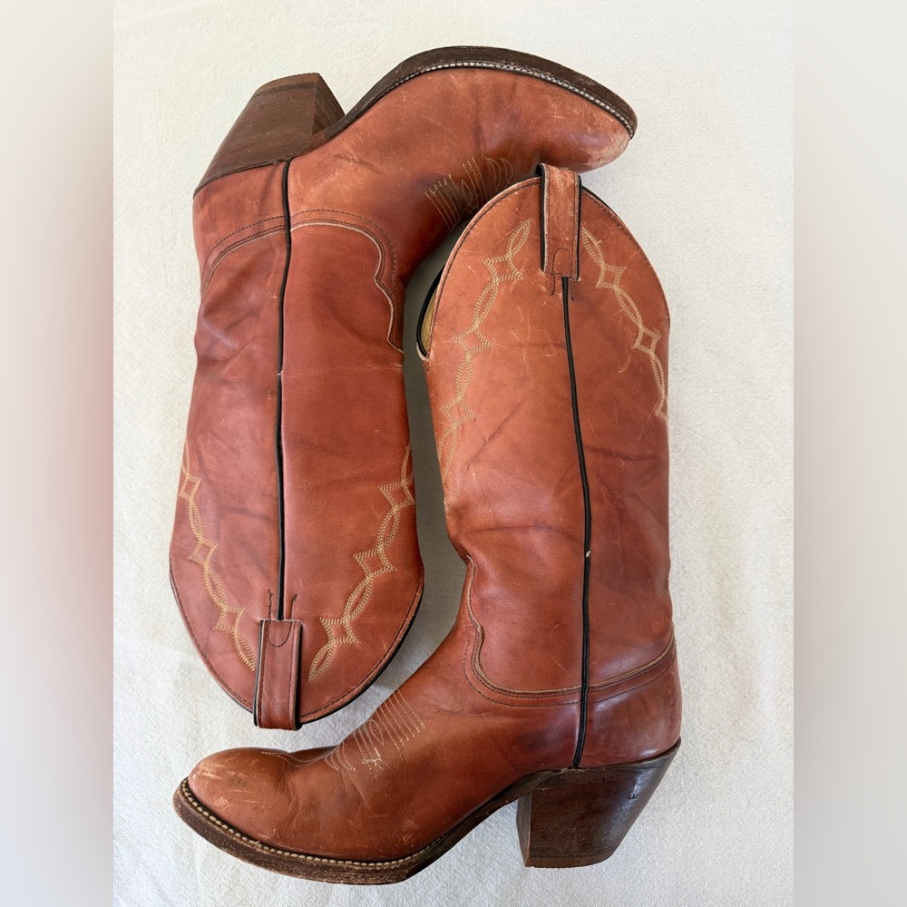 Vintage Abilene Cowgirl Boot Size 7.5 made in USA